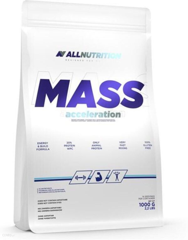 Allnutrition Mass Accelaration 1kg Ciastko