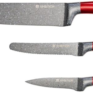 Ambition Komplet Noży Nóż Do Warzyw Jasper 3 El (42698)