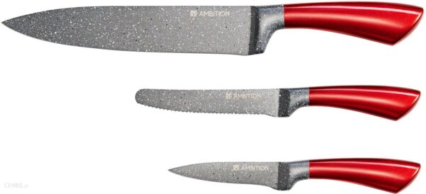 Ambition Komplet Noży Nóż Do Warzyw Jasper 3 El (42698)