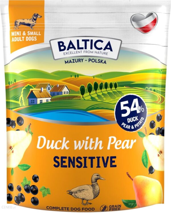Baltica Duck with Pear Kaczka z gruszką Małe rasy 1kg