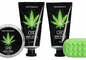 Boss Of Toys Cbd Bath And Shower Gift Set Green Tea Hemp