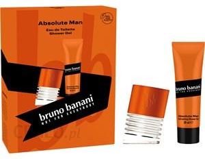 Bruno Banani Zapachy Męskie Absolute Man Zestaw Prezentowy Woda Toaletowa Spray 30ml + Refreshing Żel Pod Prysznic 50ml