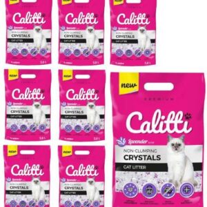 CALITTI Crystals Lavender - żwirek silikonowy dla kota - 8x3
