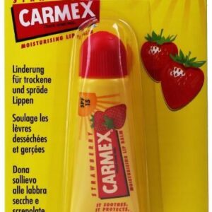 Carmex Balsam w tubce do ust Truskawka SPF 15 Lip Balm 10g