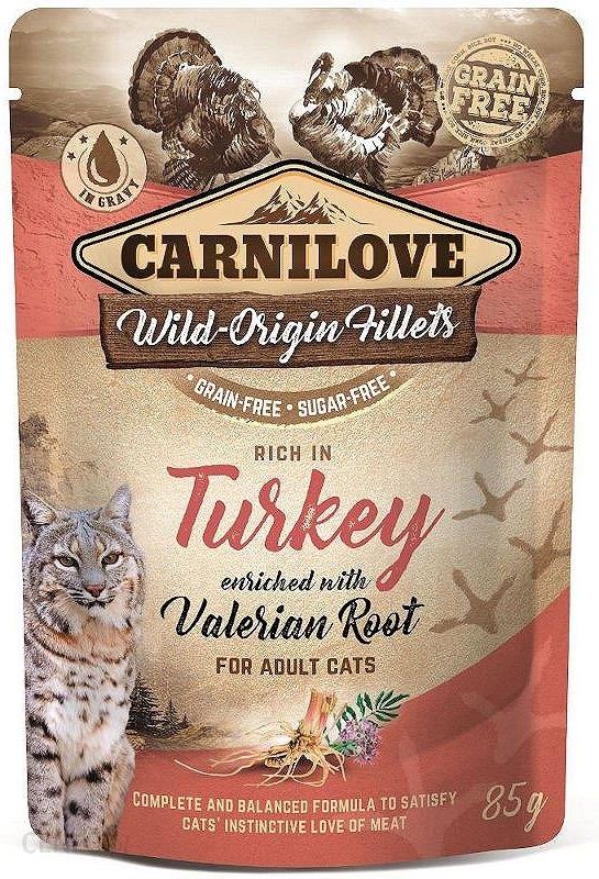 Carnilove Cat Pouch Turkey Valerian 24x85g