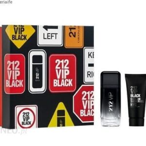 Carolina Herrera Zestaw 212 Vip Black Woda Perfumowana 100Ml + Żel pod prysznic 100ml