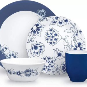 Corelle Zestaw Obiadowy Indigo Blooms 16Szt.