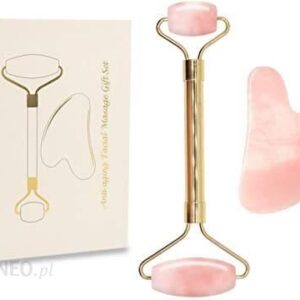 Deni Carte Masażer Różowy BOX Roller + Gua sha