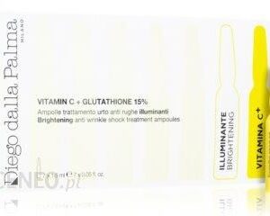 Diego Dalla Palma Vitamin C + Glutathione 15% Ampułki Przeciw Zmarszczkom I Plamom Pigmentacyjnym 7X1