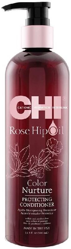 Farouk Odżywka nawilżająca CHI Rose Hip Oil Conditioner do włosów farbowanych 355ml