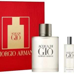 Giorgio Armani Acqua Di Gio Xmass woda toaletowa 100ml + 15ml + żel do ciała 75ml