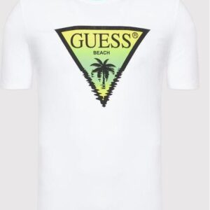 Guess T-Shirt F2GI00 J1311 Biały Regular Fit