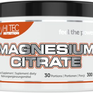 Odżywka białkowa Hi Tec Nutrition Magnesium Citrate 300G Pomarańczowy