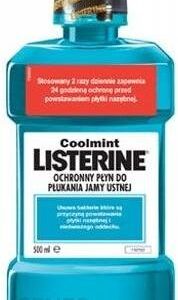 Johnson Listerine Coolmint - Płyn do jamy ustnej 500ml