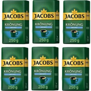 Kawa Mielona Jacobs Kronung Decaff 6x250g