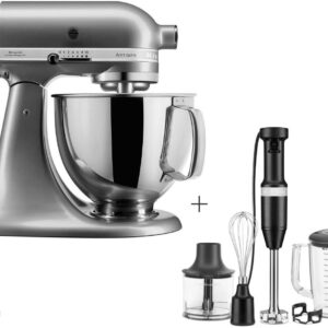 KitchenAid Artisan 5/175 Grafitowy + Blender Czarny Mat 5KSM175PSECU+5KHBV83EBM