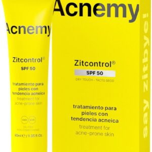 Krem z Filtrem do Skóry Skłonnej do Wyprysków SPF50 - Zitcontrol SPF50- 40ml - Acnemy