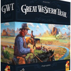 Gra planszowa Lacerta Great Western Trail Druga Edycja