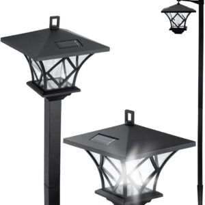 Latarnia Ogrodowa Led Lampa Stojąca Solarna 6500K 138Cm