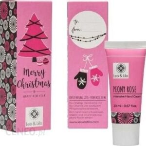 Leo & Lilo Little Greetings Krem Do Rąk Merry Christmas Peony Rose 20ml