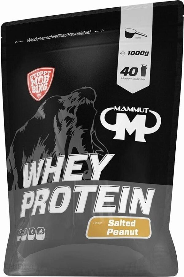 Odżywka białkowa Mammut Whey Protein 1Kg Solony Orzeszek Ziemny