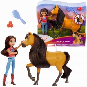 Mattel Mustang: Duch wolności Lucky i Duch Lalka + koń HFB89
