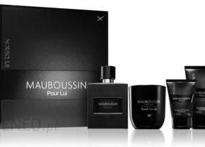 Mauboussin Pour Lui In Black Woda Perfumowana 100ml + Żel pod prysznic 100ml + Balsam Po Goleniu 50ml + Świeca Zapachowa