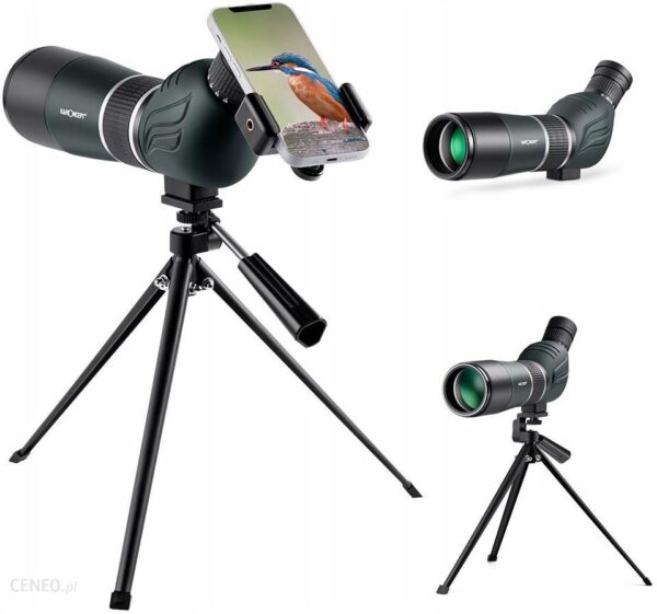 Monokular Luneta K&F 60mm ZOOM 20-60x BAK-4 IP56 / KF33.033