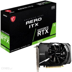 MSI GeForce RTX 3050 AERO ITX OC 8GB GDDR6