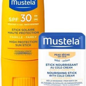 Mustela Zestaw Małego Sportowca Sztyft Przeciwsłoneczny Spf 30 9ml + Ochronny 9.2G