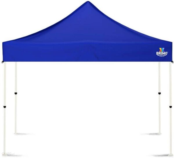 Namiot nożycowy 3x3m - bez 3 ścian - Niebieski