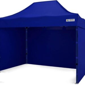 Namioty rozkładane 2x3m - plus 3 ściany - Niebieski