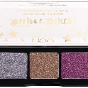 NYX PROFESSIONAL MAKEUP GIMME SUPER STARS PALETA CIENI DO POWIEK 02 KISSIN' MY STARS 4