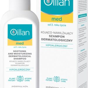 Oillan Med+ szampon dermatologiczny do włosów kojąco-nawilżający