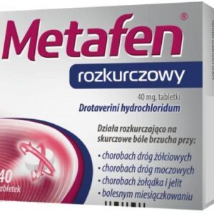 POLPHARMA Metafen Rozkurczowy 40 mg