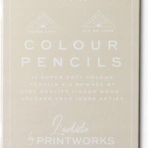 Printworks Kredki 12 Kolorów Classic