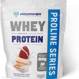 Odżywka białkowa Promaker Creative Sport Nutrition Koncentrat Whey Protein Proline Wpc 900G Biała Czekolada Z Malinami