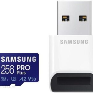 Samsung Pro PLUS microSDXC 256GB z czytnikiem USB (MB-MD256KB/WW)