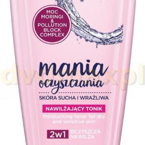 Soraya Mania Oczyszczania Tonik Nawilżający 2W1 - Cera Sucha I Wrażliwa 200Ml