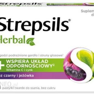 STREPSILS HERBAL czarny bez