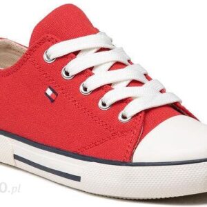 Tommy Hilfiger Trampki Low Cut Lace-Up Sneaker T3X4-32207-0890 M Czerwony