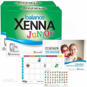 Usp Zdrowie Xenna balance junior 2x30 sasz + Kalendarz wypróżnień dla dziecka