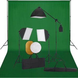 Vidaxl Zestaw studyjny z lampami softbox