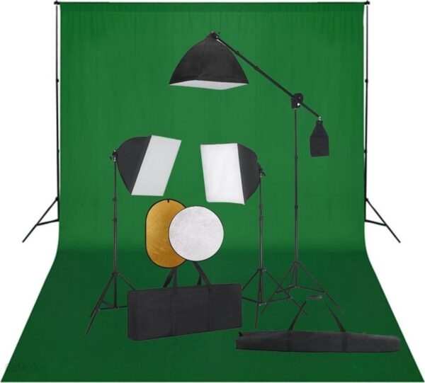 Vidaxl Zestaw studyjny z lampami softbox