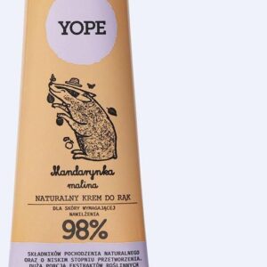 Yope Naturalny krem do rąk Mandarynka I malina 50ml