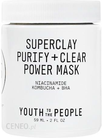 YOUTH TO THE PEOPLE Purify + Clear Power Mask Maseczka oczyszczająca z glinką 60ml